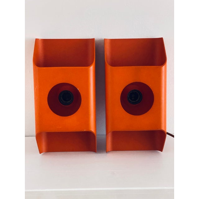Space Age Wall Sconces by Klaus Hempel for Kaiser Leuchten, Set of 2 For Sale - Image 4 of 13