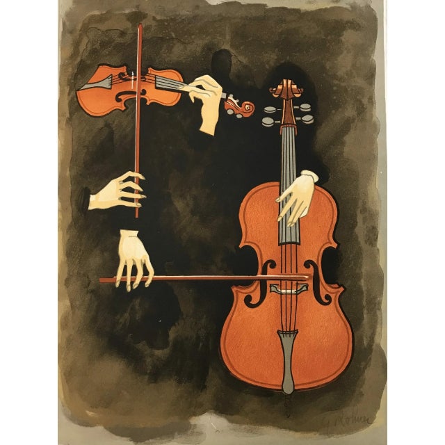 Artist: Georges Rohner Country: France Title: Un mal delicieux Medium: Original Lithograph pencil signed Paper: Rives...