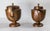 We are selling this great partial tea set. This sugar and creamer are made from copper and have a late Arts & Crafts style...