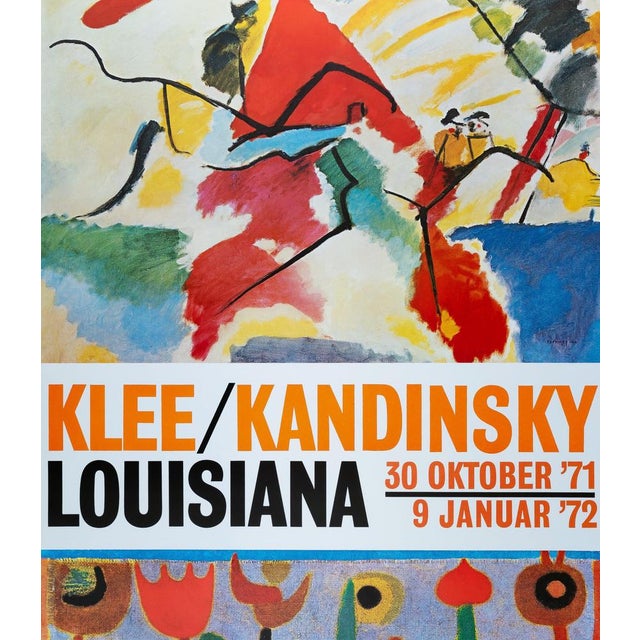 Paul Klee and Wassily Kandinsky Painting with Red Spot Original color poster Signed in the plate On poster paper, 59 x 84...