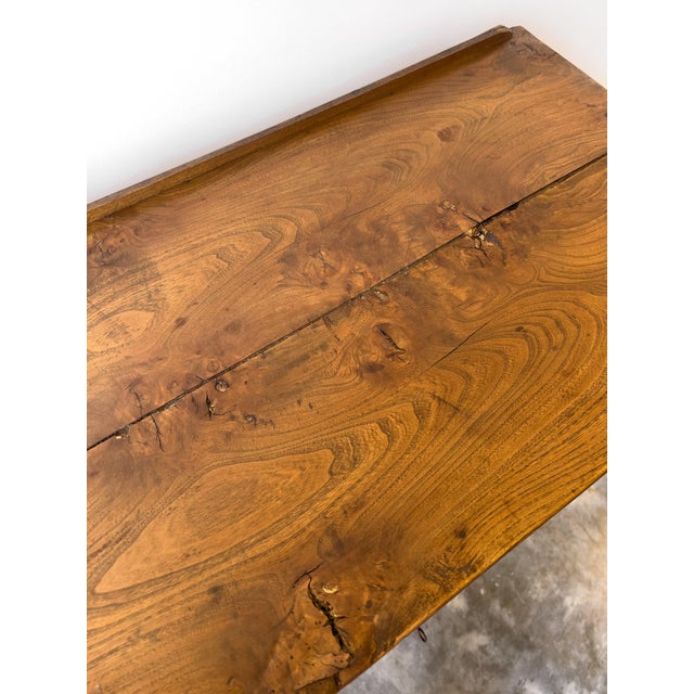 Antique Late 19th Century French Elm Cupboard For Sale - Image 9 of 13