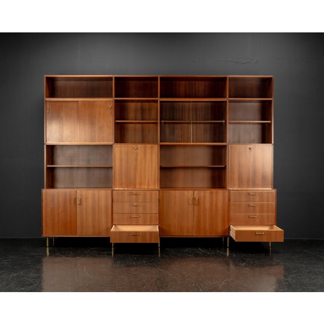Sideboard with Shelves by Erwin Behr Study for BMZ, 1950s For Sale - Image 14 of 18