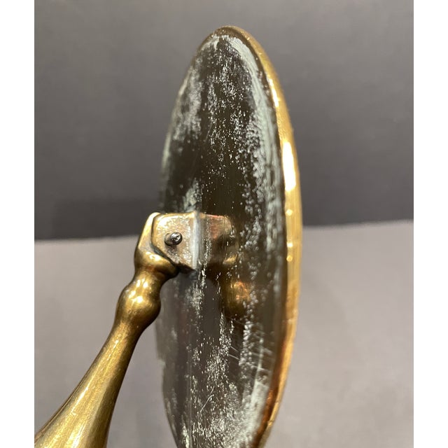 Miniature Brass Tilt-Top Games Table & Light Reflector For Sale - Image 6 of 7