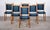 Brutalist Dining Chairs in Oak by Hennnig Kjærnulf, 1960s, Set of 6 For Sale - Image 3 of 10