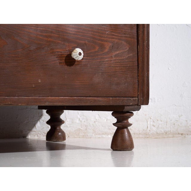 Antique Pine Chest of Drawers For Sale - Image 3 of 11