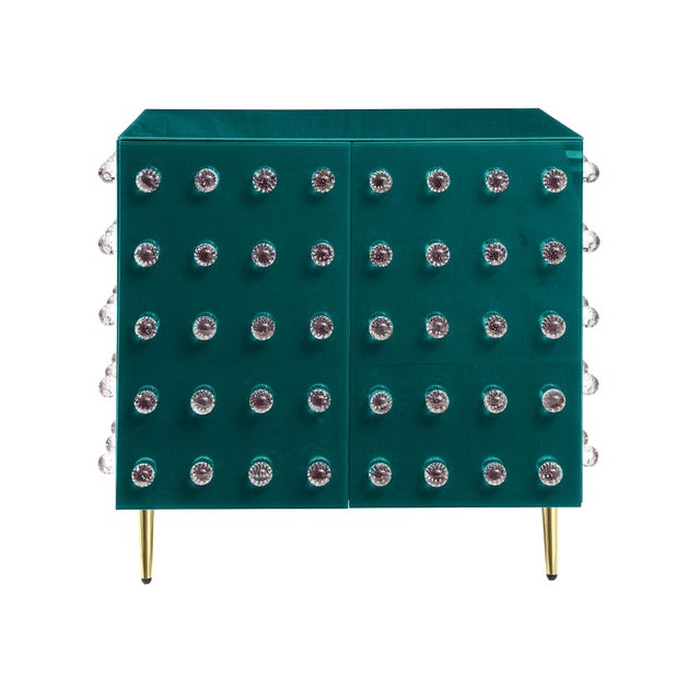 Handcrafted by skilled Venetian artisans, this cabinet flaunts the vibrant blue hues and intricate patterns of renowned...