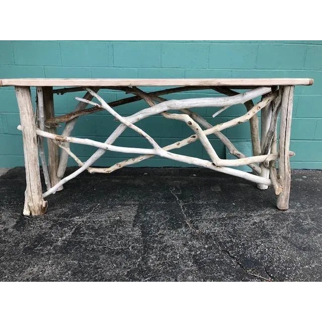 Driftwood Console Table For Sale - Image 4 of 10