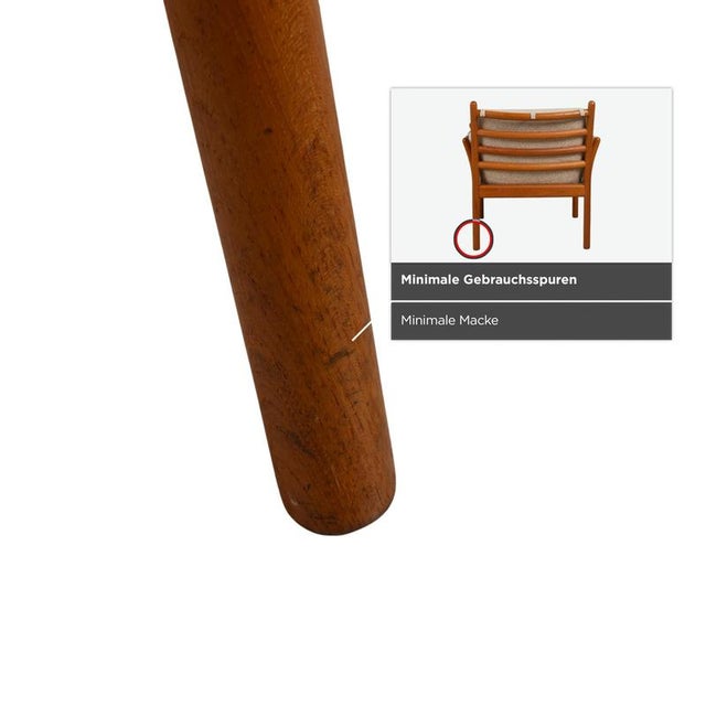 Mid-Century Danish Genius Armchair in Teak with Grey Upholstery by Illum Wikkelsø for CFC Silkeborg, 1975 For Sale - Image 9 of 15