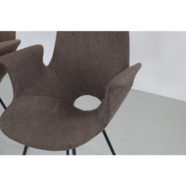 Model Medea Chairs with Fabric Cover by Vittorio Nobili for Frattelli Tagliabue, 1960s, Set of 3 For Sale - Image 17 of 18