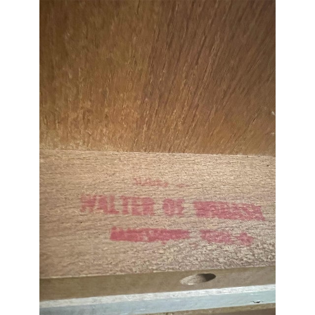 1992 Amish Solid Oak Claw Feet Pedestal Dining Table by Walter of Wabash With Extension Leaf For Sale - Image 10 of 10