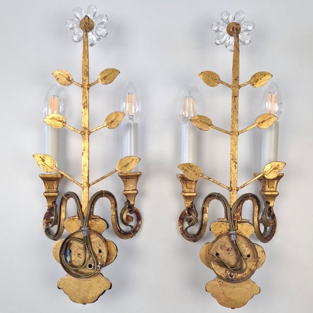 Vintage Wall Lamps by Banci Firenze, Italy, 1960s, Set of 2 For Sale - Image 10 of 18
