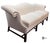 Vintage Chippendale Style Camel Back Sofa featuring Sturdy Hardwood Frame Construction, Elegantly Curved Rolled Arms with...