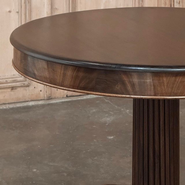 Antique French Charles X Period Mahogany Center Table For Sale - Image 13 of 17