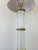Karl Springer Vintage 1970s Karl Springer Style Acrylic & Brass Faux Bamboo Floor Lamp For Sale - Image 4 of 7