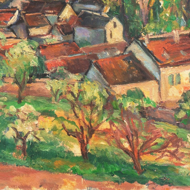 "Hungarian Landscape" by Leonid Unik, Post-Impressionist Oil For Sale In Monterey, CA - Image 6 of 8