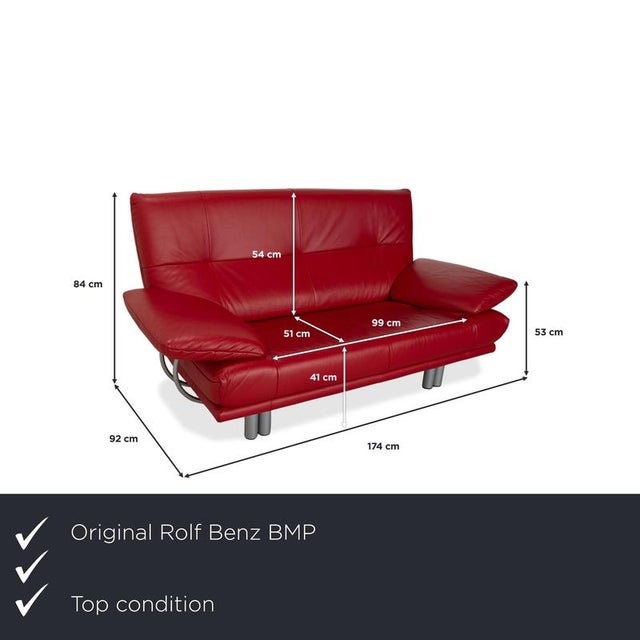 If you're looking to make a real statement in your living room, this Rolf Benz two-seater sofa is just the thing. The BMP...
