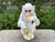 Italian Glazed Terracotta Monkey Sculpture. Offered is a beautifully detailed mid-century Italian Hollywood Regency glazed...