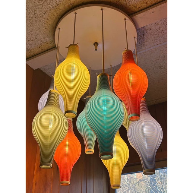 1960s Rotaflex Chandelier by Tasha Heifetz For Sale - Image 9 of 11