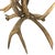 1970s Hand-Crafted Rustic Antler Table Lamp in Natural Finish, Lodge Style For Sale - Image 4 of 4