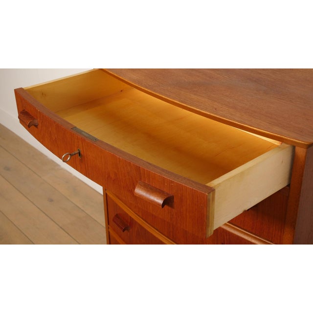 Brown Vintage Danish Teak Chest of Drawers For Sale - Image 8 of 14