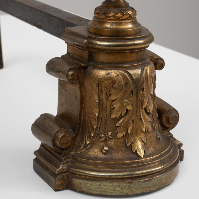 19th Century French Cast Iron Fire Dogs - A Pair For Sale In Greensboro - Image 6 of 18