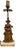 Victorian Antique Figural Lady Table Lamps – Pair of Cast Metal & Stone Bases For Sale - Image 3 of 7