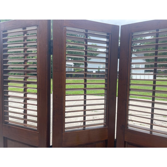 1940s Wooden Folding Screen Doors & Room Divider Chairish