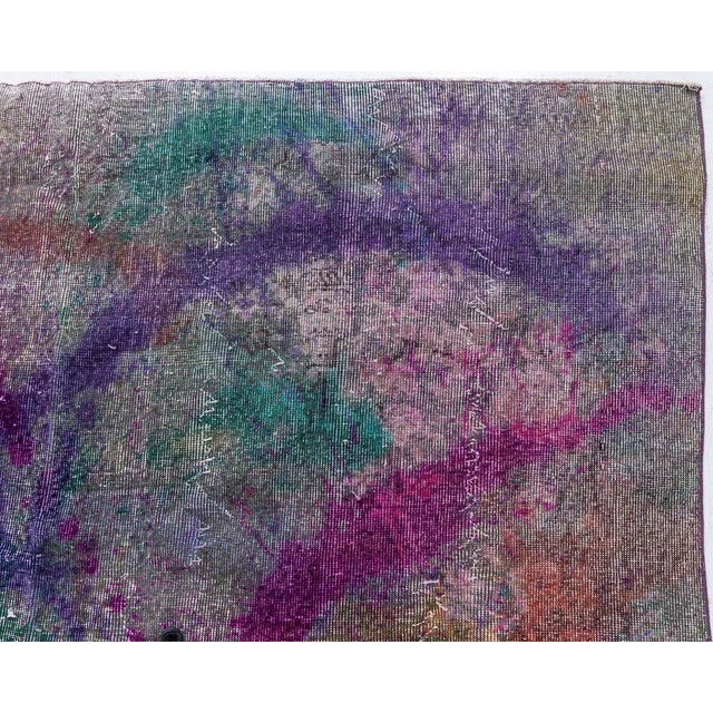 Early 21st Century Abstract Modern “Daliesque” Wool Rug by Doris Leslie Blau For Sale - Image 5 of 7
