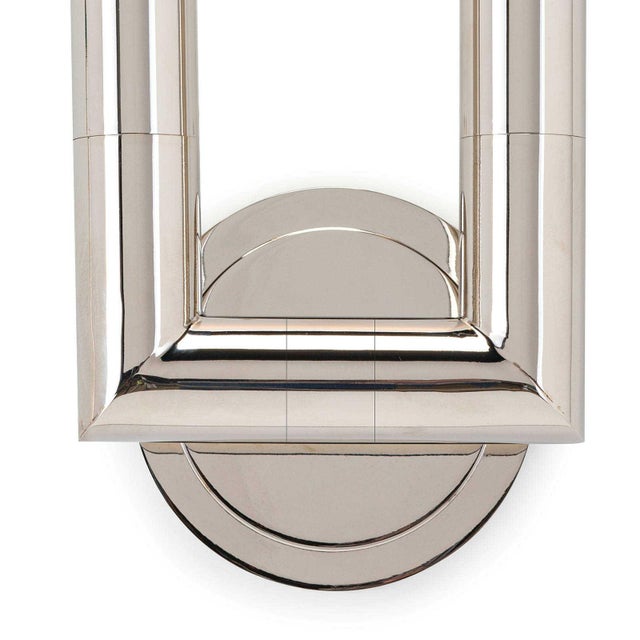 Not Yet Made - Made To Order Regina Andrew Wolfe Steel Sconce, Polished Nickel For Sale - Image 5 of 7