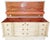 Mid-Century Modern 1957 Vintage Mid-Century Modern Lane Blonde Oak Veneer Cedar Chest ~ Lock Removed ~ For Sale - Image 3 of 17