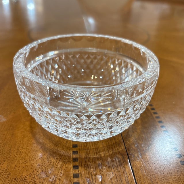 Traditional Late 20th Century Waterford Crystal Alana Open Sugar & Creamer Set For Sale - Image 3 of 5