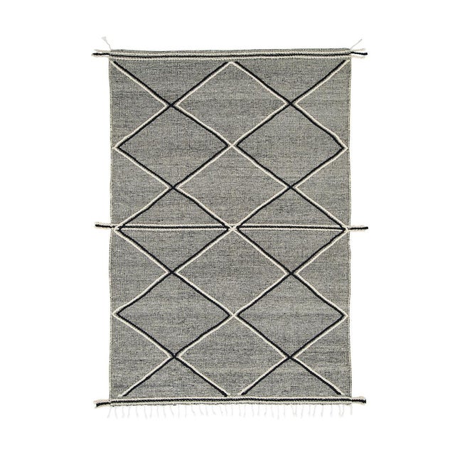 Flatweave Wool Rug by Azele Studio For Sale - Image 10 of 10