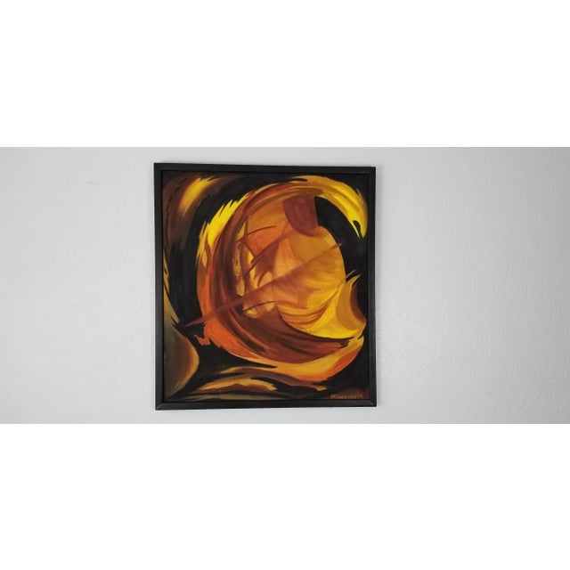 H Klingensmith Expressionist Abstract Painting For Sale - Image 10 of 10