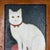 Vintage Framed Folk Art Portrait Print of "Tinkle, a Cat" For Sale - Image 4 of 8
