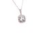 Diamond Aquamarine Necklace 18k Gold 2.24 TCW Certified For Sale - Image 4 of 7