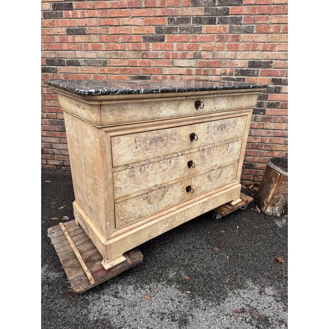 19th Century Bleached Louis Philippe Chest of Drawers For Sale - Image 11 of 14