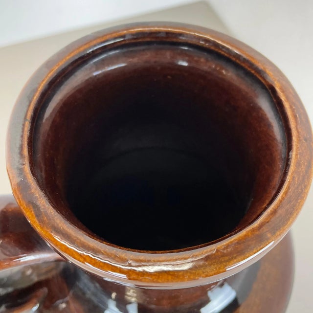 Large Pottery Fat Lava Multi-Color Floor Vase 408-40 from Scheurich, 1970s For Sale - Image 14 of 18