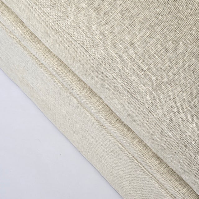 m.j. Design Consultants Custom Neutral Upholstered Sofa For Sale - Image 12 of 14