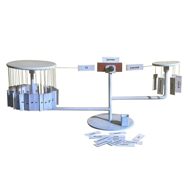 Magnetic Perpetual Calendar by Tite-Paul Tilche for Arform, France, 1957-1958 For Sale - Image 9 of 9