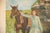 :: "Woman and Horse" painting by Chappaqua artist Grace B. Keogh. Gorgeous vibrant colors and expressions on the subjects....