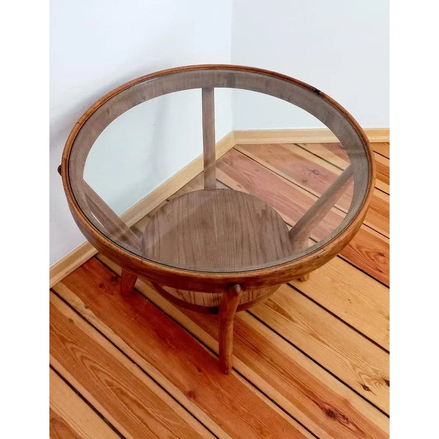 Coffee Table attributed to K. Kozelka for Interier Praha, Czechoslovakia, 1930s For Sale - Image 11 of 13