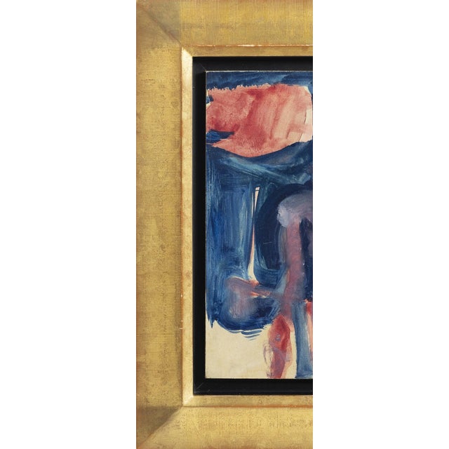 Modern Júlio Resende, Abstract Composition, Oil on Platex For Sale - Image 3 of 8
