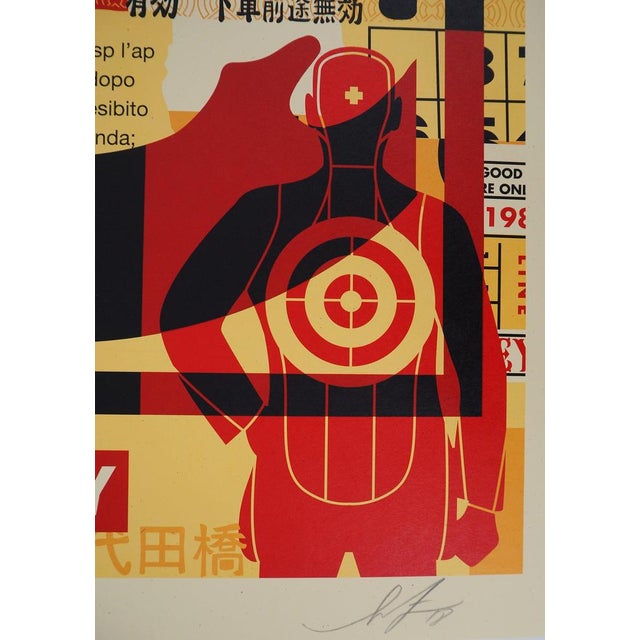 Shepard Fairey, Face Collage III, Lithograph For Sale - Image 6 of 8