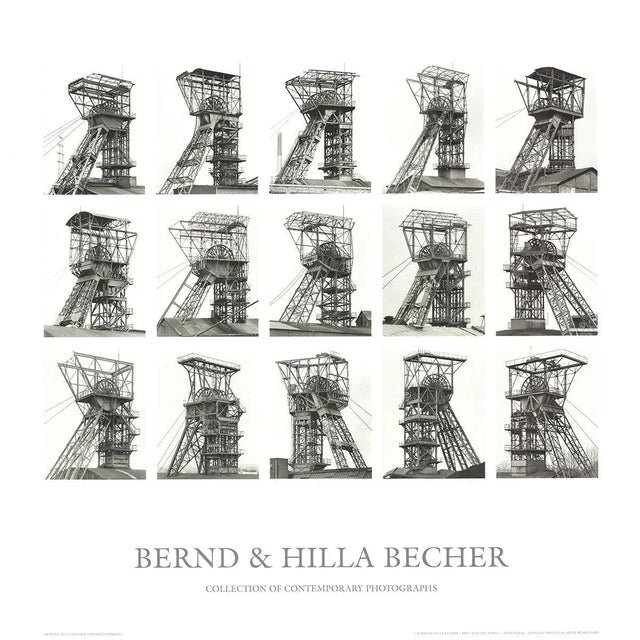 Artist: Bernd and Hilla Becher Title: Fordertumkopfe Year: 2005 Signed: No Medium: Offset Lithograph Paper Size: 27.5 x...