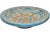 Late 19th Century Moorish Blue & Orange Judaica Ceramic Plate For Sale - Image 4 of 10