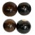 Collection of Four Scottish Thomas Taylor and English Lignum Vitae Lawn Balls For Sale In Denver - Image 6 of 16