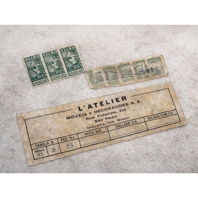 Limestone Coffee Table by Jorge Zalszupin, Rosewood & Marble, Brazil, 1959 - Lot 553A For Sale - Image 15 of 16