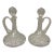 Antique French Crystal Cruet Set, Oil & Vinegar Service For Sale