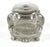 19th Century Antique Simons Brothers Crystal and Sterling Silver Inkwell For Sale - Image 5 of 10