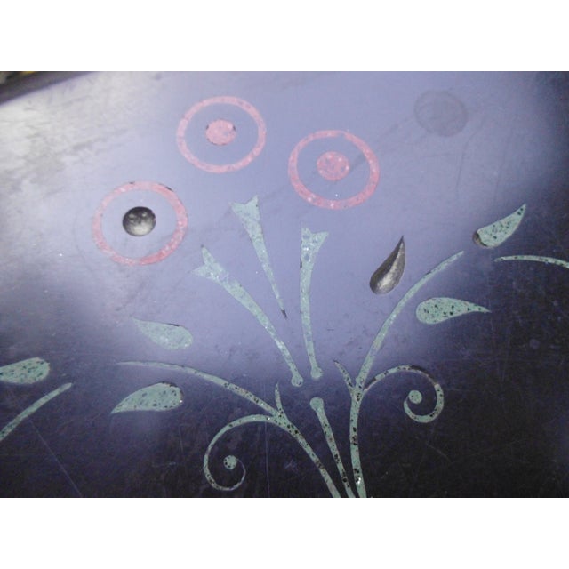 Antique Side Table with Dated Stone Top, 1884 For Sale - Image 9 of 18